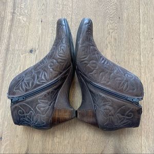 PIKOLINOS Leather Ankle Boot Wedge 39